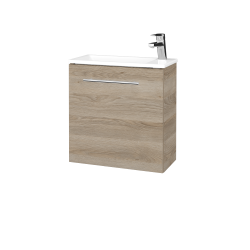 Dřevojas - Umyvadlová skříňka HOST SZD 50 - D17 Colorado / Úchytka T02 / D17 Colorado / Levé (515584B)