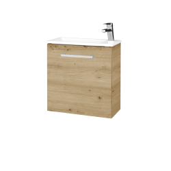 Dřevojas - Umyvadlová skříňka HOST SZD 50 - D22 Karamel / Úchytka T03 / D22 Karamel / Pravé (516437CP)