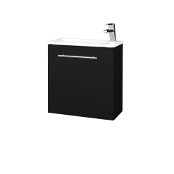Dřevojas - Umyvadlová skříňka HOST SZD 50 - N03 Graphite / Úchytka T02 / N03 Graphite / Pravé (516574BP)