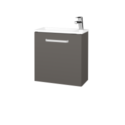 Dřevojas - Umyvadlová skříňka HOST SZD 50 - N06 Lava / Úchytka T01 / N06 Lava / Levé (515393A)