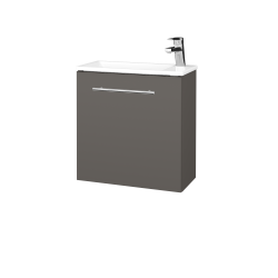 Dřevojas - Umyvadlová skříňka HOST SZD 50 - N06 Lava / Úchytka T02 / N06 Lava / Pravé (516581BP)