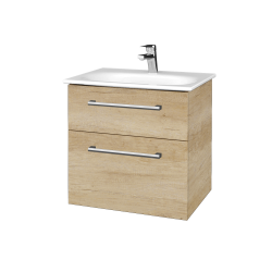 Dřevojas - Umyvadlová skříňka PROJECT SZZ2 60 - D15 Nebraska / Úchytka T03 / D15 Nebraska (328283C)