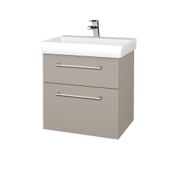 Dřevojas - Umyvadlová skříňka PROJECT SZZ2 60 - N07 Stone / Úchytka T03 / N07 Stone (322571C)