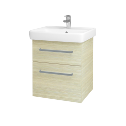 Dřevojas - Umyvadlová skříňka Q MAX SZZ2 55 - D04 Dub / Úchytka T01 / D04 Dub (61282A)