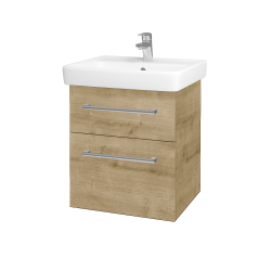 Dřevojas - Umyvadlová skříňka Q MAX SZZ2 55 - D09 Arlington / Úchytka T03 / D09 Arlington (149000C)