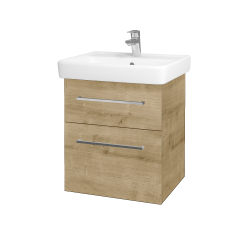 Dřevojas - Umyvadlová skříňka Q MAX SZZ2 55 - D09 Arlington / Úchytka T04 / D09 Arlington (149000E)
