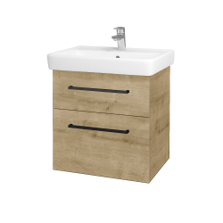 Dřevojas - Umyvadlová skříňka Q MAX SZZ2 60 - D09 Arlington / Úchytka T06 / D09 Arlington (115098H)