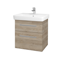 Dřevojas - Umyvadlová skříňka Q MAX SZZ2 60 - D17 Colorado / Úchytka T01 / D17 Colorado (198336A)