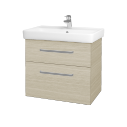 Dřevojas - Umyvadlová skříňka Q MAX SZZ2 70 - D04 Dub / Úchytka T01 / D04 Dub (60407A)