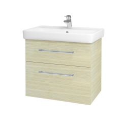 Dřevojas - Umyvadlová skříňka Q MAX SZZ2 70 - D04 Dub / Úchytka T03 / D04 Dub (60407C)