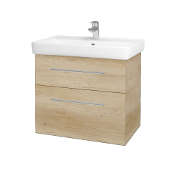 Dřevojas - Umyvadlová skříňka Q MAX SZZ2 70 - D15 Nebraska / Úchytka T02 / D15 Nebraska (173708B)
