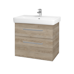 Dřevojas - Umyvadlová skříňka Q MAX SZZ2 70 - D17 Colorado / Úchytka T01 / D17 Colorado (198367A)