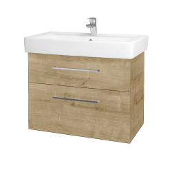 Dřevojas - Umyvadlová skříňka Q MAX SZZ2 80 - D09 Arlington / Úchytka T04 / D09 Arlington (115715E)