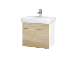 Dřevojas - Umyvadlová skříňka SOLO SZZ 50 - N01 Bílá lesk / Úchytka T05 / D15 Nebraska (205317F)