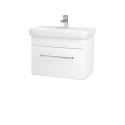 Dřevojas - Umyvadlová skříňka SOLO SZZ 60 - M01 Bílá mat / Úchytka T04 / M01 Bílá mat (205683E)