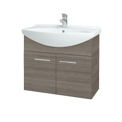 Dřevojas - Umyvadlová skříňka TAKE IT SZD2 75 - D03 Cafe / Úchytka T04 / D03 Cafe (133320E)