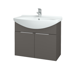 Dřevojas - Umyvadlová skříňka TAKE IT SZD2 75 - N06 Lava / Úchytka T05 / N06 Lava (206130F)