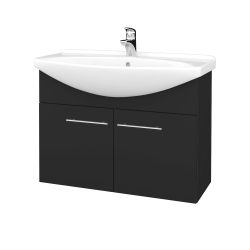 Dřevojas - Umyvadlová skříňka TAKE IT SZD2 85 - N03 Graphite / Úchytka T02 / N03 Graphite (206284B)