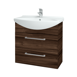 Dřevojas - Umyvadlová skříňka TAKE IT SZZ2 75 - D06 Ořech / Úchytka T03 / D06 Ořech (133948C)