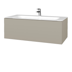 Dřevojas - Umyvadlová skříňka VARIANTE SZZ 100 pro umyvadlo Finion - M05 Béžová mat / M05 Béžová mat (269111)