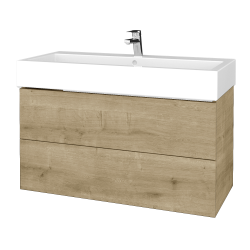 Dřevojas - Umyvadlová skříňka VARIANTE SZZ2 100 pro umyvadlo Duravit Vero - D09 Arlington / D09 Arlington (267179)