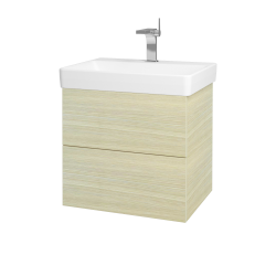 Dřevojas - Umyvadlová skříňka VARIANTE SZZ2 60 pro umyvadlo Laufen Pro S - D04 Dub / D04 Dub (162887)