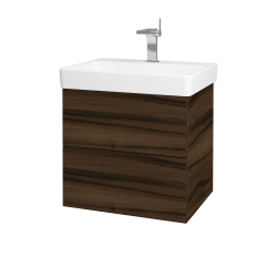 Dřevojas - Umyvadlová skříňka VARIANTE SZZ2 60 pro umyvadlo Laufen Pro S - D06 Ořech / D06 Ořech (162900)