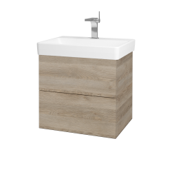 Dřevojas - Umyvadlová skříňka VARIANTE SZZ2 60 pro umyvadlo Laufen Pro S - D17 Colorado / D17 Colorado (194581)