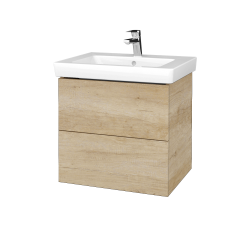 Dřevojas - Umyvadlová skříňka VARIANTE SZZ2 60 pro umyvadlo Subway 2.0 - D15 Nebraska / D15 Nebraska (272821)