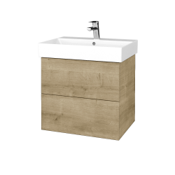 Dřevojas - Umyvadlová skříňka VARIANTE SZZ2 60 umyvadlo Glance - D09 Arlington / D09 Arlington (260125)