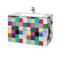 Dřevojas - Umyvadlová skříňka VARIANTE SZZ2 80 pro umyvadlo Finion - Individuální odstín dle RAL/NCS / Individuální odstín dle RAL/NCS (268657)
