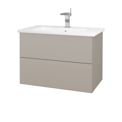 Dřevojas - Umyvadlová skříňka VARIANTE SZZ2 80 (umyvadlo Euphoria) - N07 Stone / N07 Stone (189037)