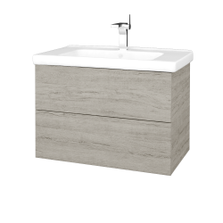 Dřevojas - Umyvadlová skříňka VARIANTE SZZ2 80 (umyvadlo Harmonia) - D05 Oregon / D05 Oregon (192143)