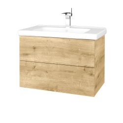 Dřevojas - Umyvadlová skříňka VARIANTE SZZ2 80 (umyvadlo Harmonia) - D09 Arlington / D09 Arlington (192174)