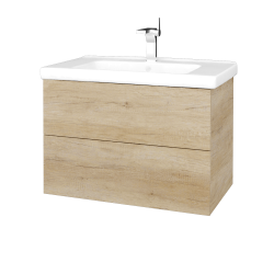 Dřevojas - Umyvadlová skříňka VARIANTE SZZ2 80 (umyvadlo Harmonia) - D15 Nebraska / D15 Nebraska (192204)