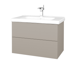 Dřevojas - Umyvadlová skříňka VARIANTE SZZ2 80 (umyvadlo Harmonia) - N07 Stone / N07 Stone (192532)