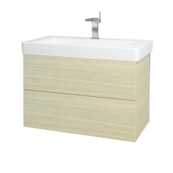 Dřevojas - Umyvadlová skříňka VARIANTE SZZ2 85 pro umyvadlo Laufen Pro S - D04 Dub / D04 Dub (163990)