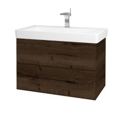 Dřevojas - Umyvadlová skříňka VARIANTE SZZ2 85 pro umyvadlo Laufen Pro S - D21 Tobacco / D21 Tobacco (259389)