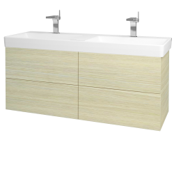 Dřevojas - Umyvadlová skříňka VARIANTE SZZ4 130 pro umyvadlo Laufen Pro S - D04 Dub / D04 Dub (165109)