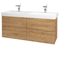 Dřevojas - Umyvadlová skříňka VARIANTE SZZ4 130 pro umyvadlo Laufen Pro S - D09 Arlington / D09 Arlington (165147)