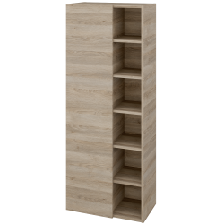 Dřevojas - Vysoká koupelnová skříň DOS SVDO6 60 - D17 Colorado / D17 Colorado / Levé (519568)