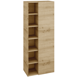 Dřevojas - Vysoká koupelnová skříň DOS SVDO6 60 - D22 Karamel / D22 Karamel / Pravé (519599P)