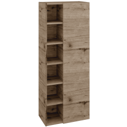 Dřevojas - Vysoká koupelnová skříň DOS SVDO6 60 - D23 Herkules / D23 Herkules / Pravé (519605P)