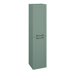 Dřevojas - Vysoká koupelnová skříň s košem na prádlo PORTO SVD2K 35 - L18 Mint vysoký lesk / Úchytka T37 / L18 Mint vysoký lesk / Pravé (560584OP)