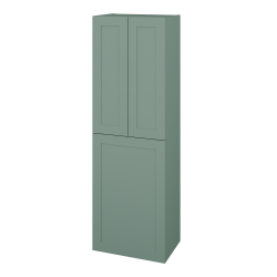 Dřevojas - Vysoká koupelnová skříň s košem na prádlo PORTO SVD3K 50 - M18 Mint mat / Úchytka T00 (bez úchytky) / M18 Mint mat (559243X)