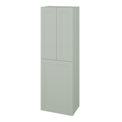 Dřevojas - Vysoká koupelnová skříň s košem na prádlo PORTO SVD3K 50 - M20 Mint grey mat / Úchytka T00 (bez úchytky) / M20 Mint grey mat (559229X)