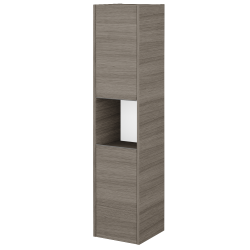 Dřevojas - Vysoká skříň BONO SVD2O 35 - D03 Cafe / Úchytka T34 - nerez / D03 Cafe / Levé (204334KL)