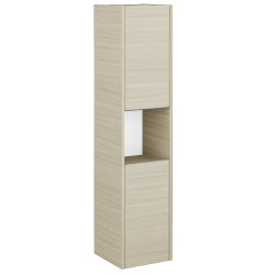 Dřevojas - Vysoká skříň BONO SVD2O 35 - D04 Dub / Úchytka T34 - nerez / D04 Dub / Pravé (351281KP)