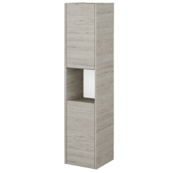 Dřevojas - Vysoká skříň BONO SVD2O 35 - D05 Oregon / Úchytka T34 - nerez / D05 Oregon / Levé (351298KL)