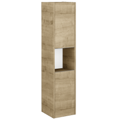 Dřevojas - Vysoká skříň BONO SVD2O 35 - D09 Arlington / Úchytka T34 - nerez / D09 Arlington / Pravé (204341KP)